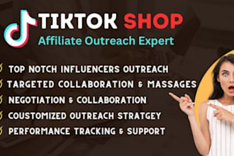 help you in tiktok shop affiliate marketing