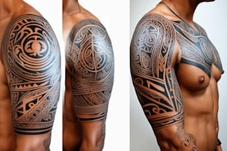 design your polynesian tribal tattoo