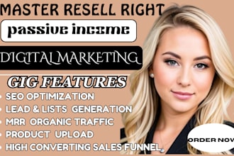 boost sales of master resell rights course through blog posting and solo ads