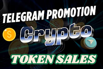 do crypto telegram promotion to hit 80m investors and drive 500k sol token sales