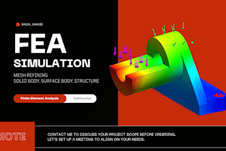 do finite element analysis, fea using solidworks