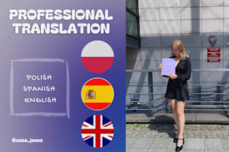 translate from spanish to polish or polish to spanish