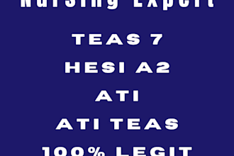 perfectly finish ati, teas, ged, hesi a2 tasks on time