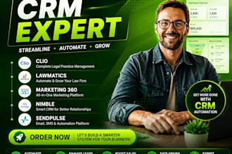 setup sendpulse nimble marketing 360 lawmatics and clio
