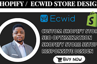 design ecwid store redesign ecwid store  shopify website  shopify store