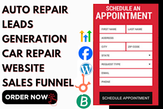 generate auto repair leads car repair leads automotive website mechanics leads