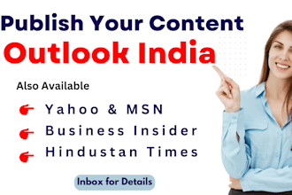 publish your guest post on outlook india and other press release