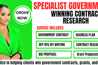submit federal government proposal win research contracts capability statement