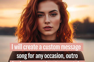 create a custom message song for any occasion, outro for your podcast or youtube