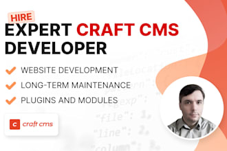 create craft cms website for you, and host it on my server
