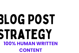 write  SEO content and  strategy for your blog post