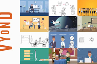 create engaging vyond powtoon 2d explainer videos animations sales videos in 48h