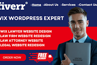 lawyer website law firm website entertainment lawyer on wix wordpress godaddy