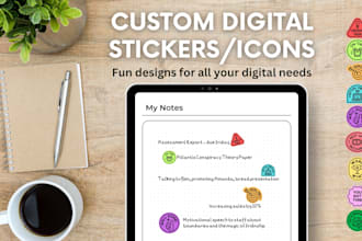 create custom digital stickers and icons for any use