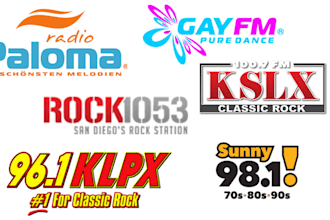 exclusively airplay and promote your music on germany, san diego, arizona radio