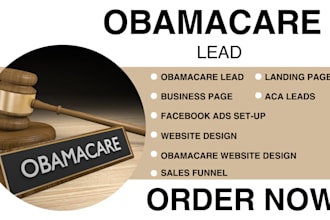 obamacare leads life insurance leads final expense leads landing page aca leads