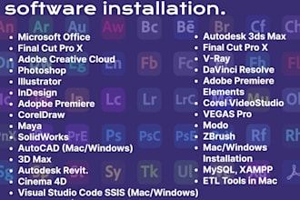 give expert any software installation services repair mac m1 m2 m3, windows