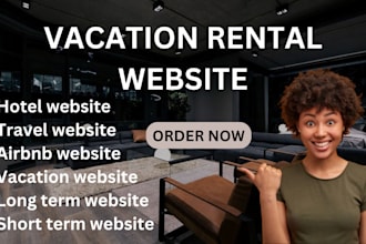 build vacation rental website, hotel booking with airbnb, lodgify, hostaway