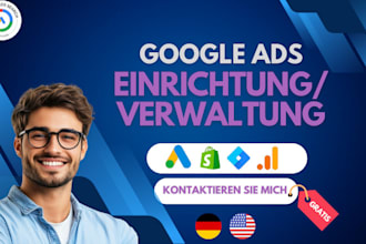 create a new google ads PPC campaign deutsch english