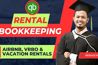do bookkeeping for property management rental hosts and cohosting company