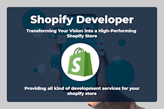 be your shopify expert and shopify store developer