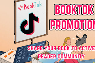 do tiktok ebook promotion, booktok promotion to active readers
