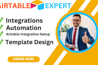 setup, automate, integrate airtable with  zapier, slack, google sheets