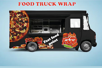 design food truck wrap, food truck design, car wrap, truck