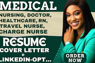 create customized resumes for professionals in nursing, medicine and healthcare