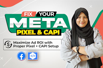 setup meta pixel, conversion API and ga4 to boost conversions