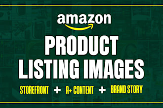 design amazon product listing images, brand story, ebc design