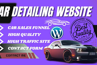 build expert car detailing website car dealership auto detailing website