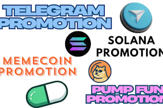 trend crypto memecoin token today with telegram promotion to reach 500k investor