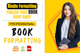 do book formatting and layout design for ebook and print
