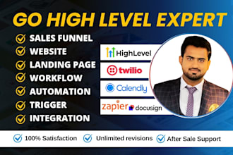 your gohighlevel sales funnel, landing page, website, CRM, and ghl saas expert