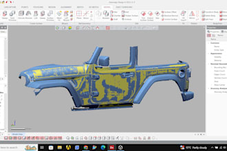 do reverse engineering and cad modeling from scan data
