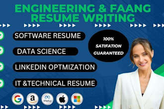 rewrite and write a winning faang ready software engineer resume