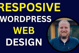 build wordpress website design business website development responsive web site