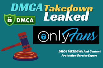 send dmca takedown notice to remove leaked onlyfans contents under dmca