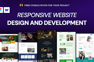 design or develop webflow website, figma to webflow, webflow expert