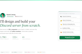 setup discord server for your coaching, ai, gaming, agency, community