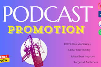 promote your podcast and help increase your audience