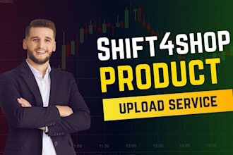 write SEO product descriptions for shift4shop, add products, fix bugs and issues