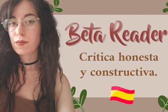 beta read your fiction, romantic, fantastic, horror novel