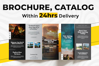 design a clean product booklet, catalog, and brochure design