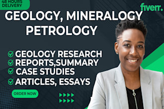 write mineralogy reports and petrology geology research