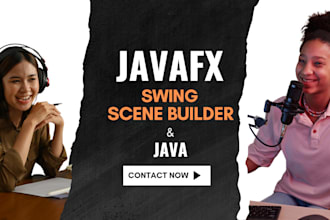 do your java javafx swing scene builder coding