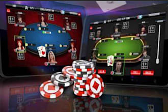 develop a multiplayer poker, card game crypto app, chess game, ludo game project