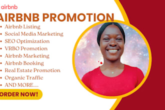 do airbnb promotion airbnb marketing airbnb SEO airbnb listing and vrbo listing