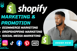 shopify store promotion ecommerce marketing, tiktok ads to boost shopify sales